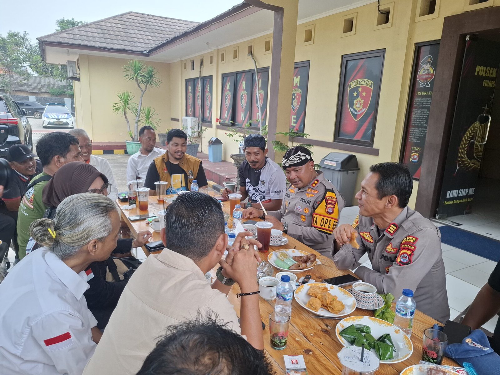 Kapolres Ngariung Bersama Wartawan Media Online Kabupaten Serang