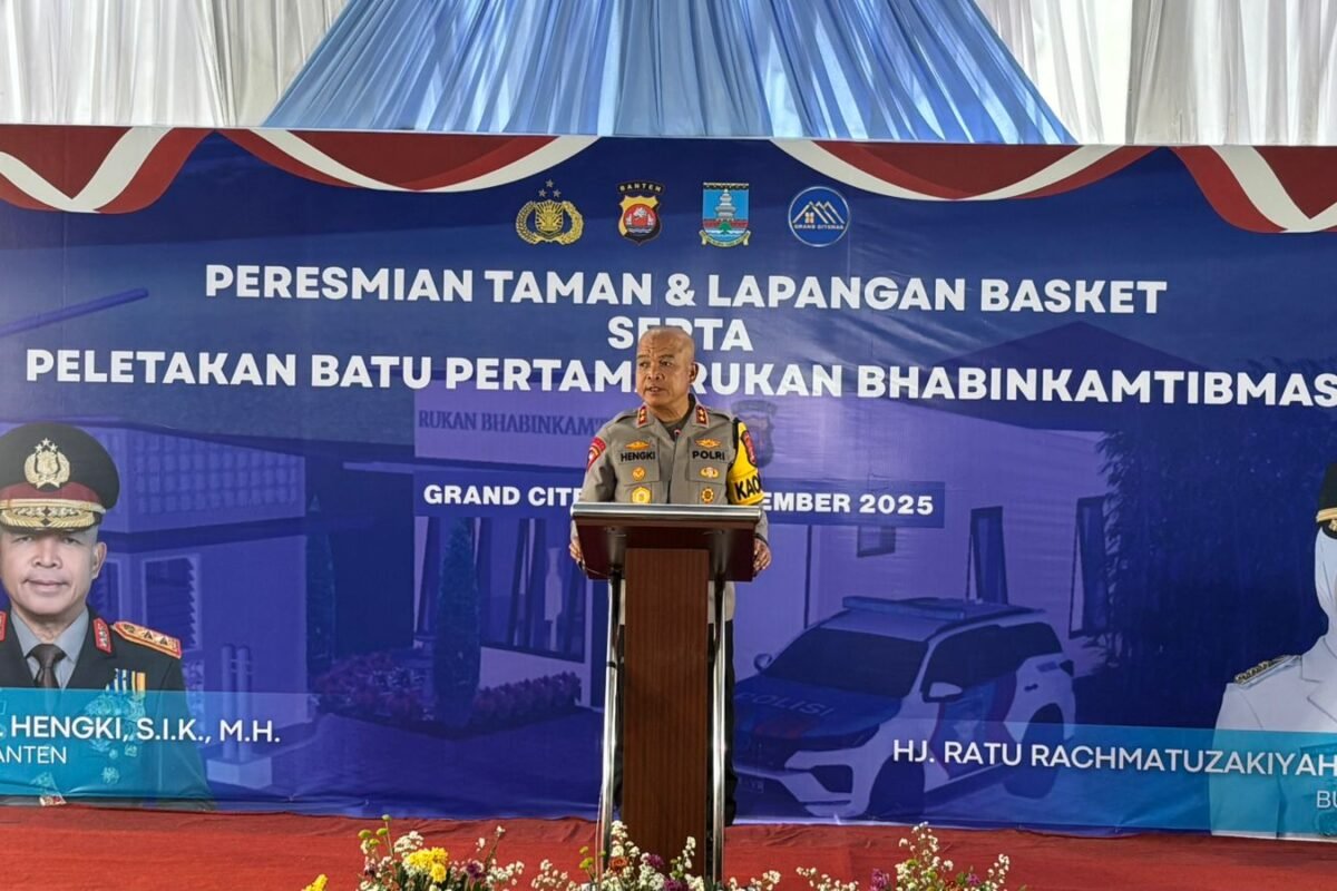 Rukan Bhabinkamtibmas Pertama di Banten Dibangun, Kapolda&hellip;