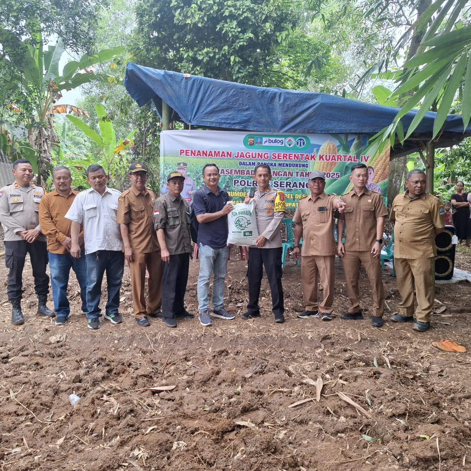 Perkuat Ketahanan Pangan, Polsek Cikande Tanam Jagung Serentak…