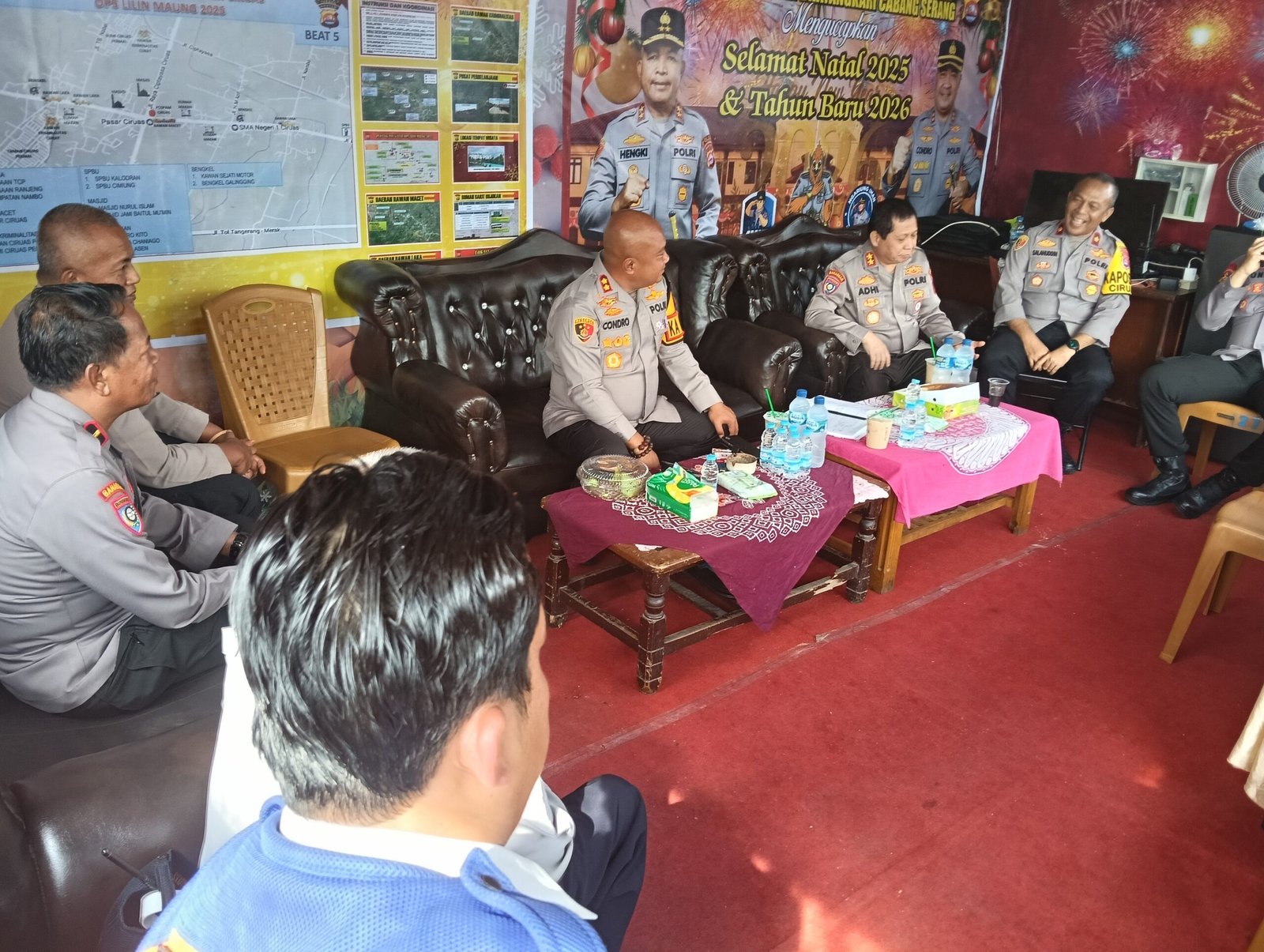 Kapolres Serang Tinjau Pospam Nataru di Jalur Arteri,&hellip;