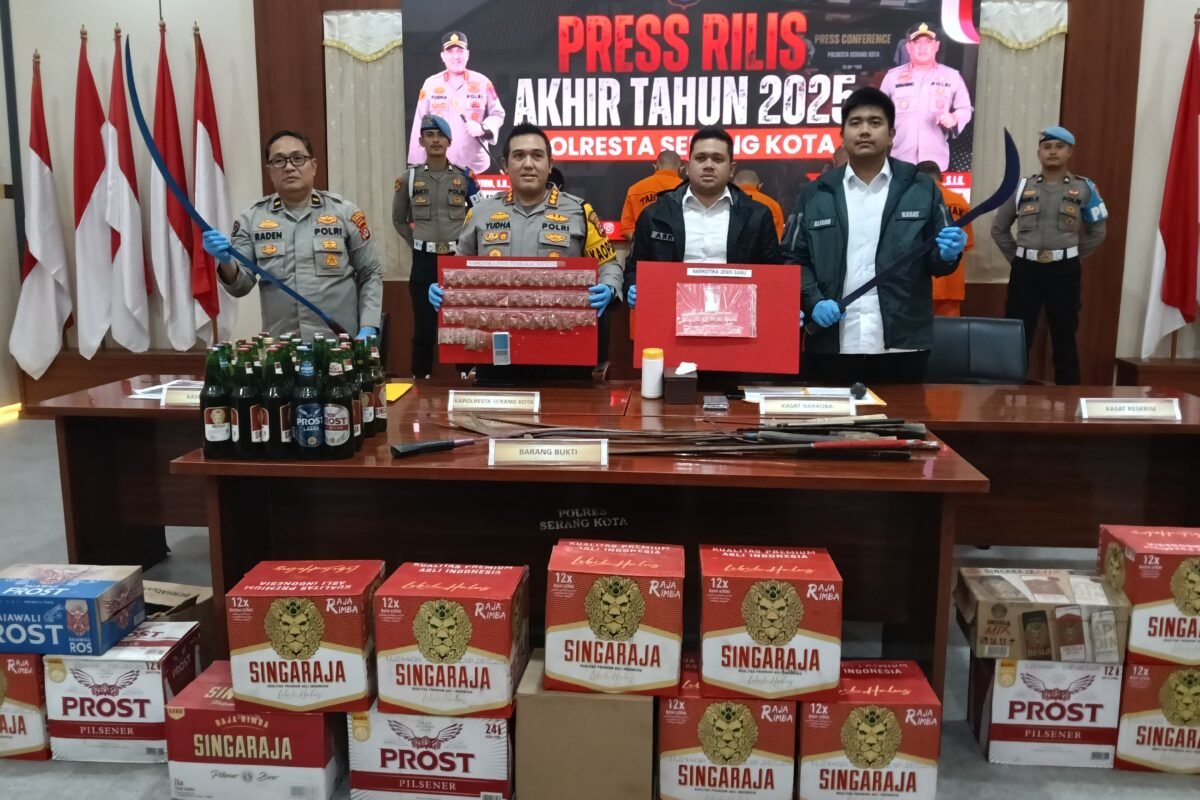 Sepanjang 2025, Polresta Serang Kota Catat Penurunan&hellip;