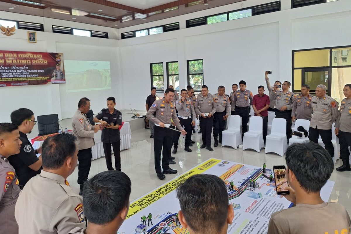 Polres Serang Gelar Latpra Ops Lilin Maung&hellip;