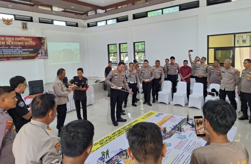 Polres Serang Gelar Latpra Ops&hellip;