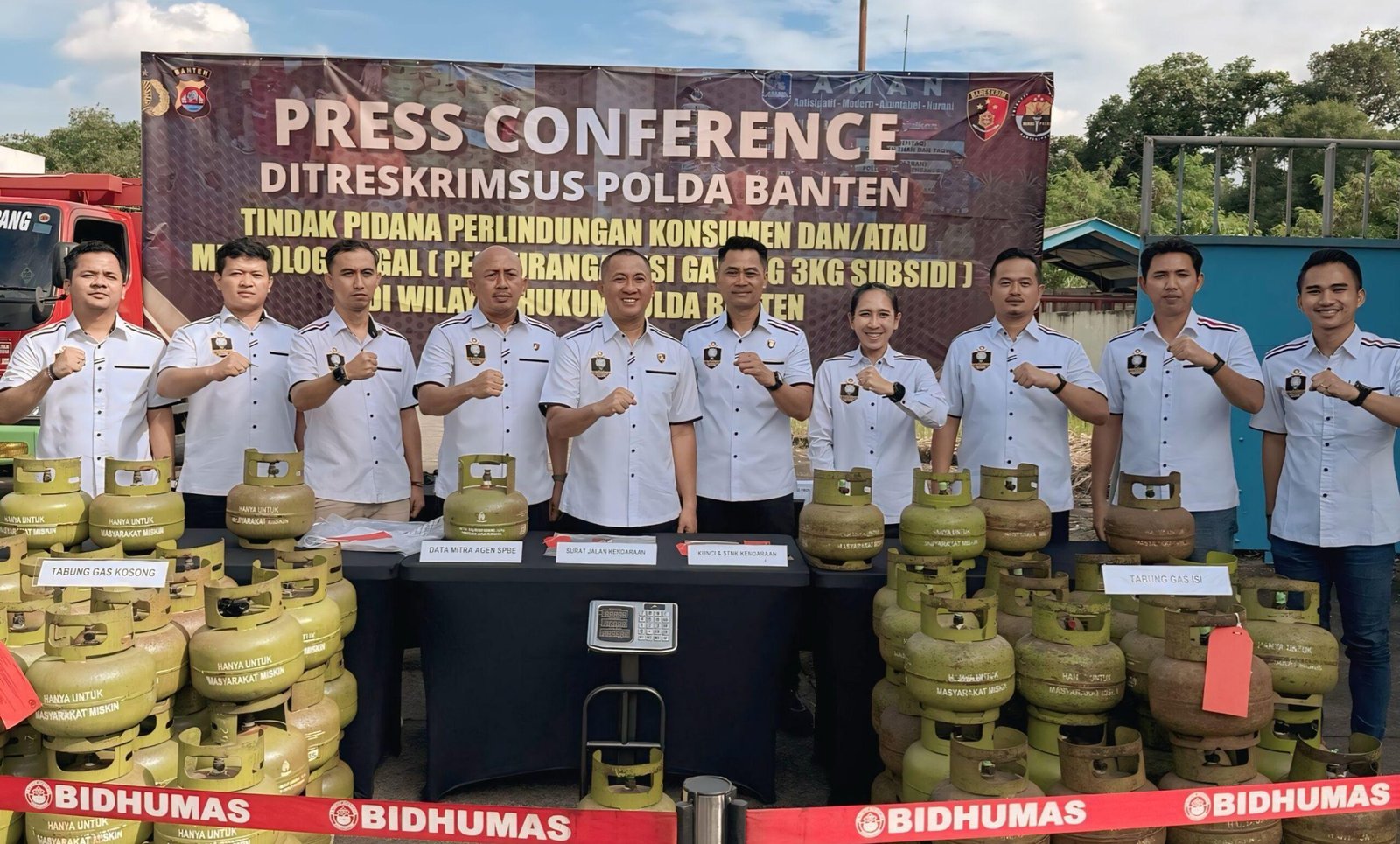 Subdit Indagsi Polda Banten Bongkar Kecurangan Isi LPG&hellip;