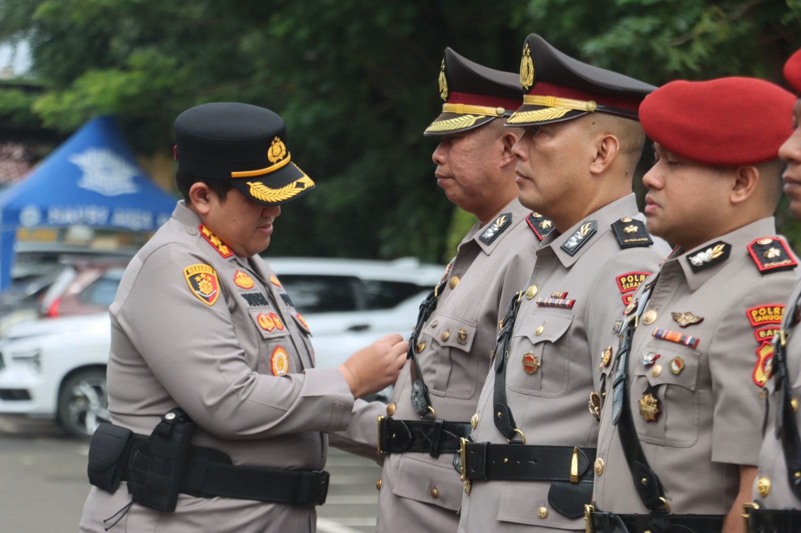 Kapolresta Serang Kota Pimpin Sertijab Kabag Ops, Kasat&hellip;