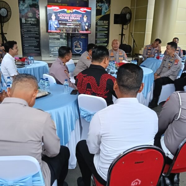 Polres Serang Sambut dan Ngariung Bersama Kapolres Baru…