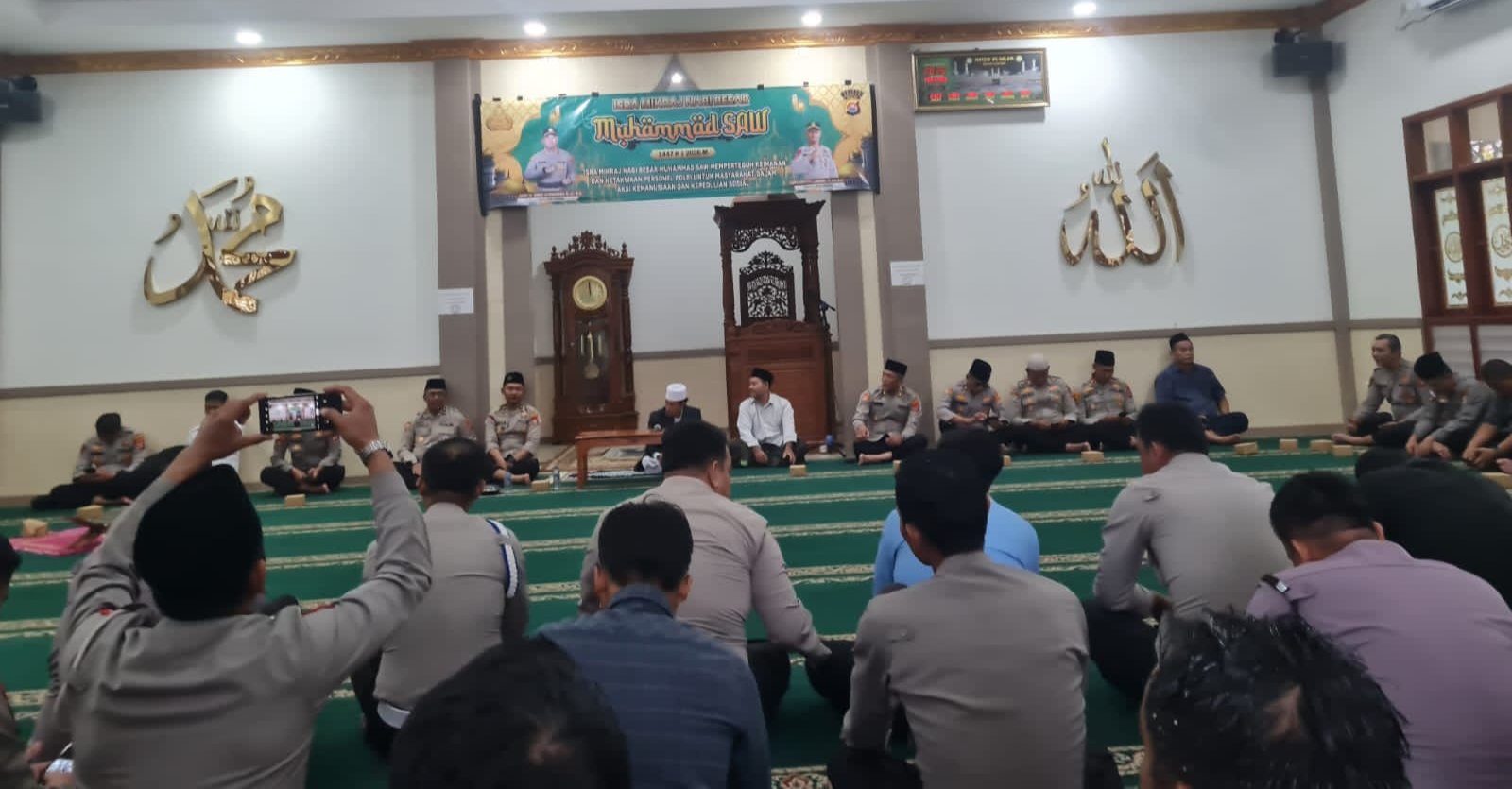 Peringatan Isra Mi’raj di Polres Serang, Perteguh Iman&hellip;
