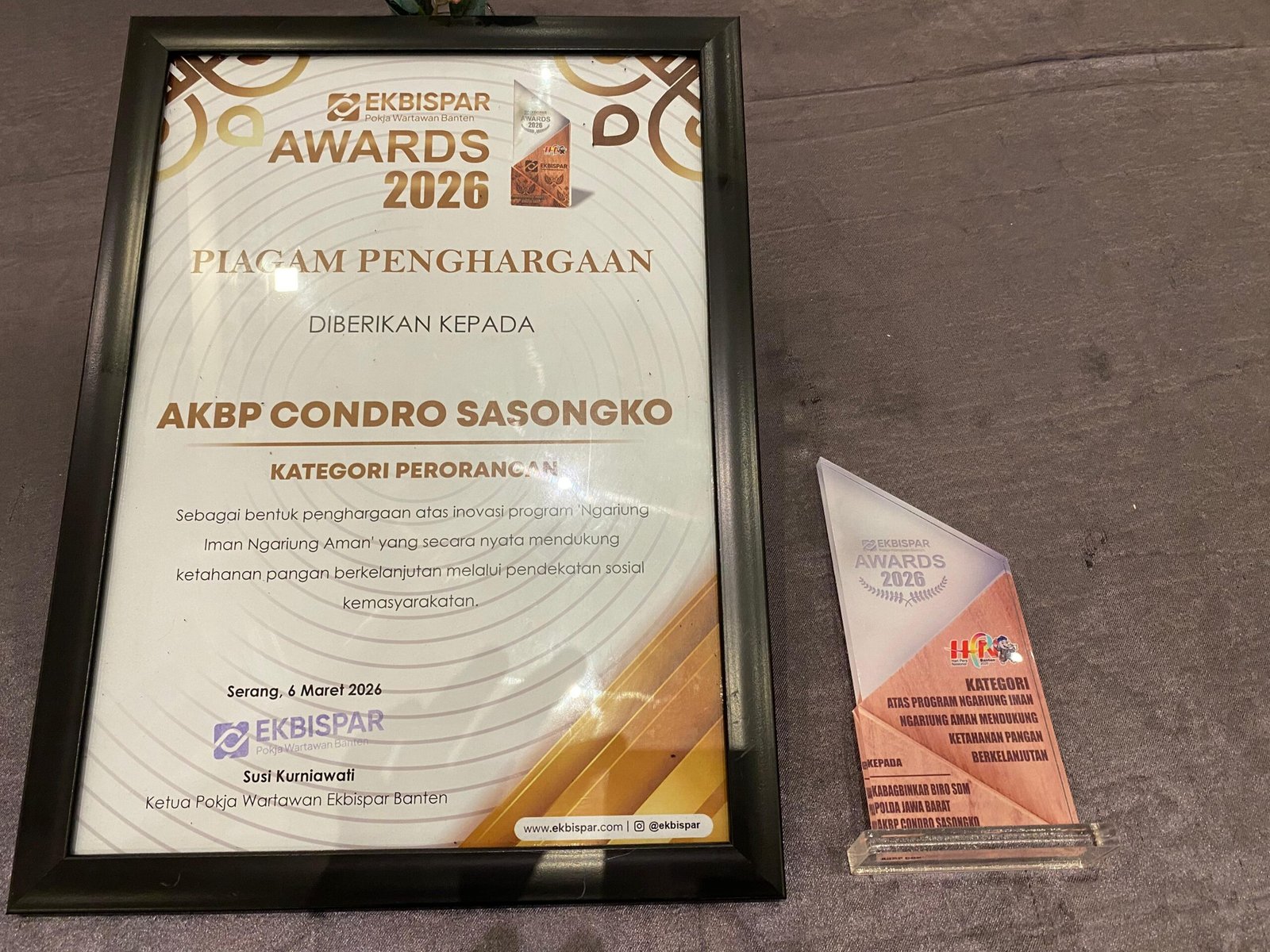 Kabagbinkar Biro SDM Polda Jabar AKBP Condro Sasongko&hellip;