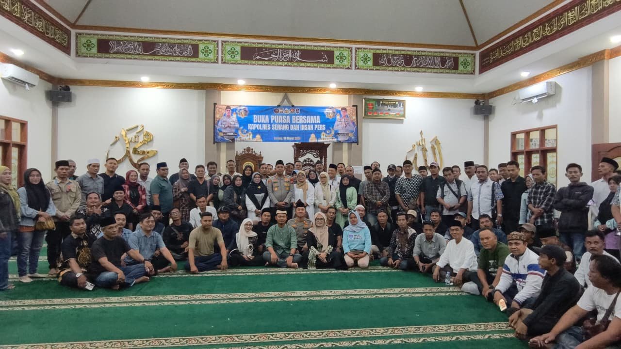 Kapolres Serang Buka Puasa Bersama Jurnalis, Perkuat Sinergi&hellip;