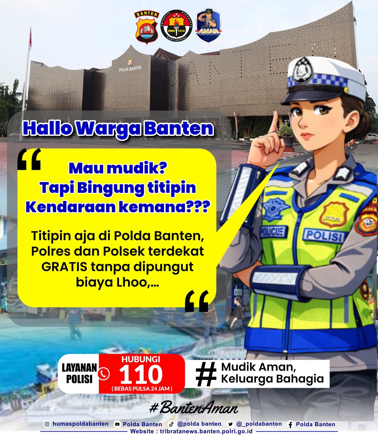 Mudik Lebih Tenang, Polda Banten Siapkan Penitipan Motor&hellip;