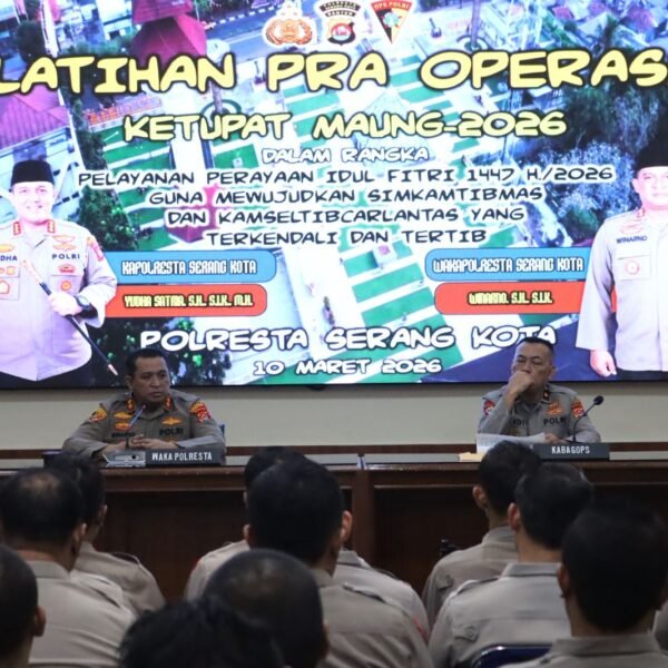 Jelang Idul Fitri, Polresta Serang Kota Matangkan Pengamanan…