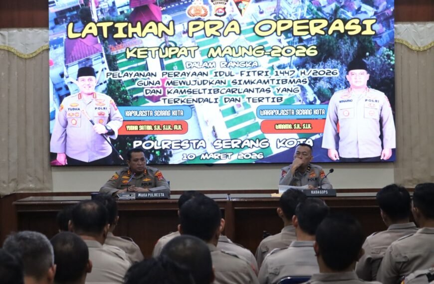 Jelang Idul Fitri, Polresta Serang…