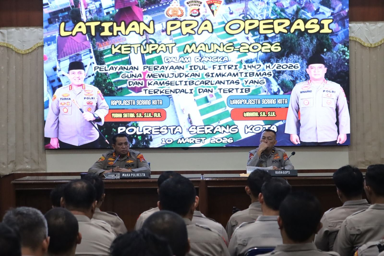 Jelang Idul Fitri, Polresta Serang Kota Matangkan Pengamanan…