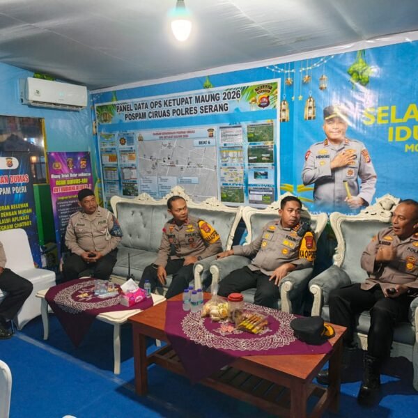 Kapolres Serang Bersama Wakapolres Pengecekan Pospam, Pastikan Pelayanan&hellip;