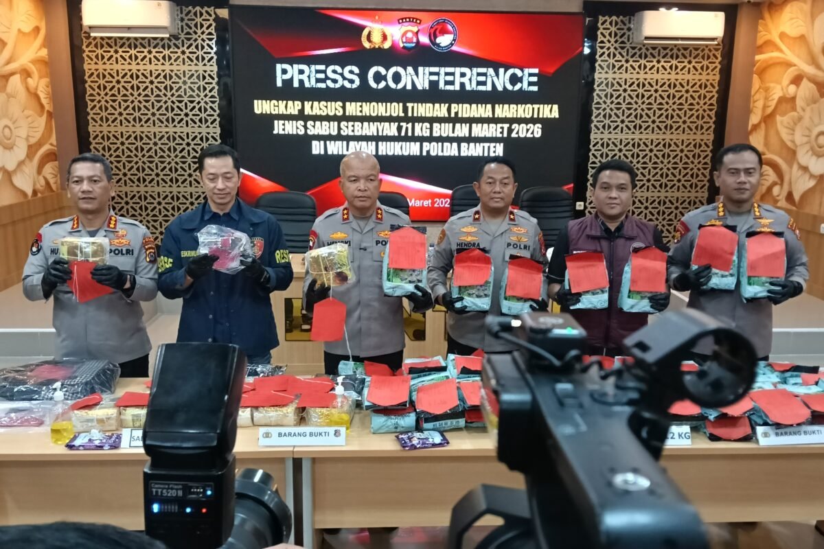 Pengiriman 71 Kg Sabu ke Tangsel Digagalkan…