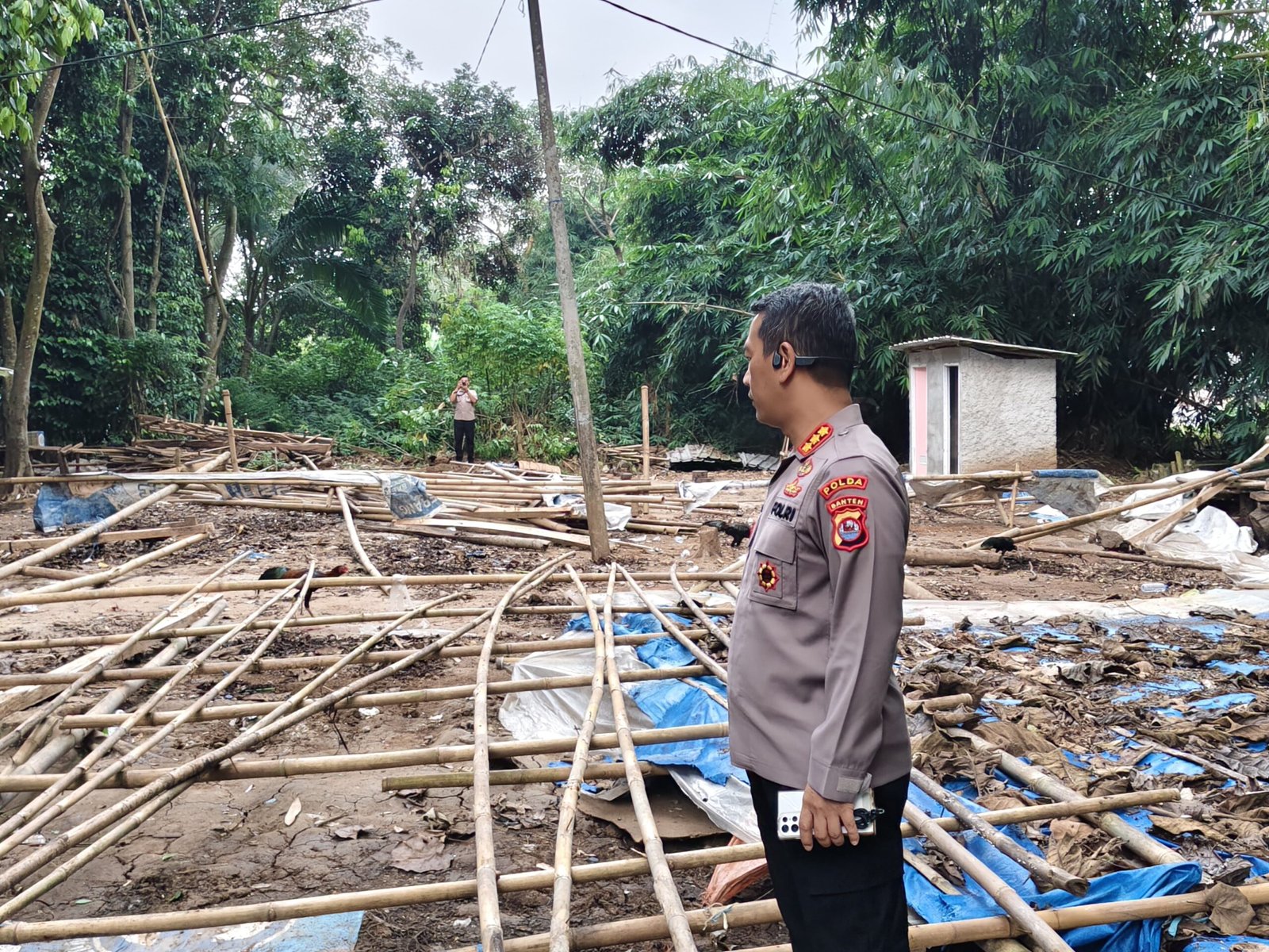Polda Banten Bongkar dan Tutup Permanen Lapak Sabung&hellip;