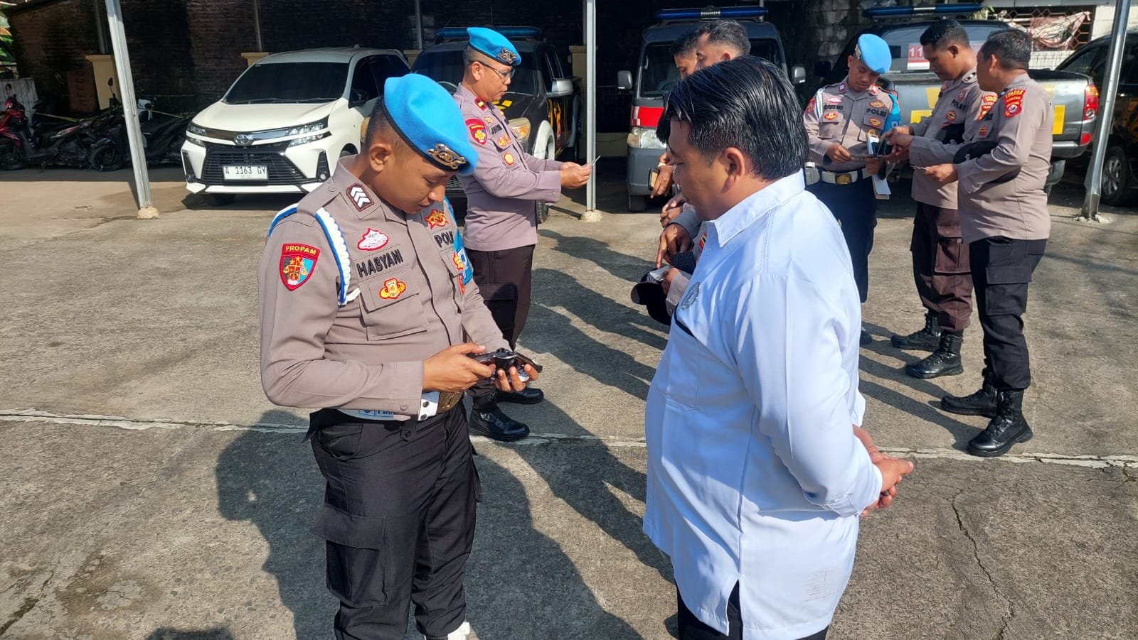 Sidak Polsek Pamarayan, Wakapolres Ingatkan Larangan Narkoba dan…