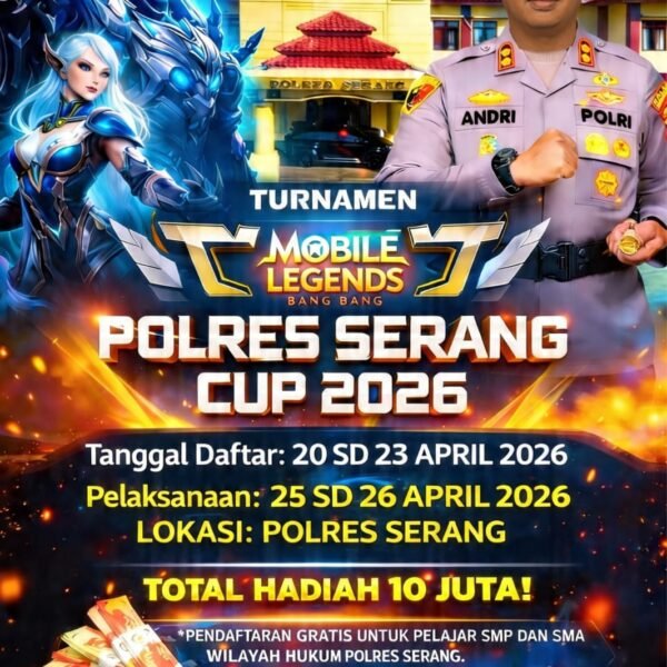 Kapolres Serang Fasilitasi Pelajar Lewat Turnamen Mobile&hellip;