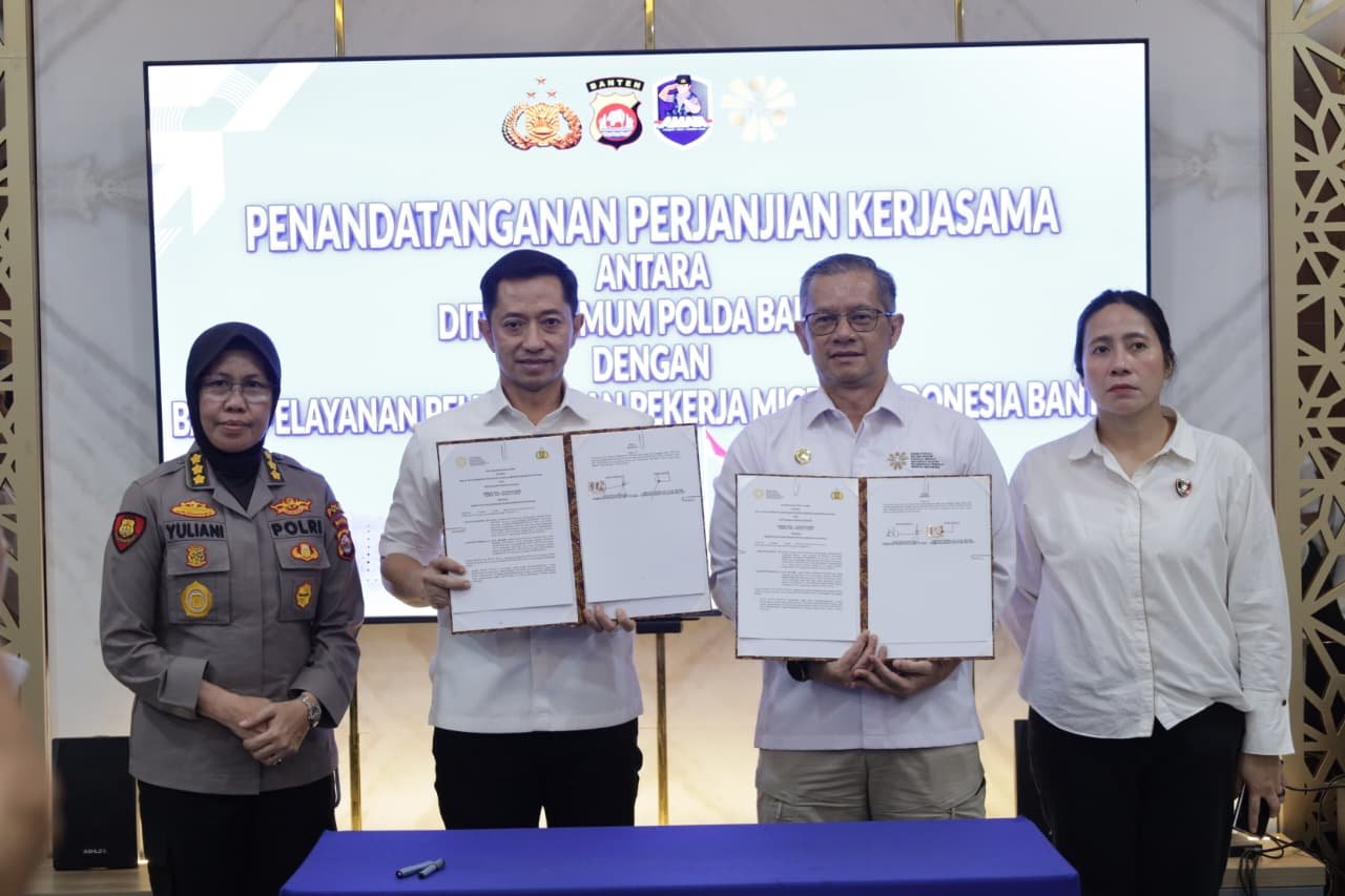 Ditreskrimum Polda Banten Teken Kerja Sama dengan BP3MI,&hellip;
