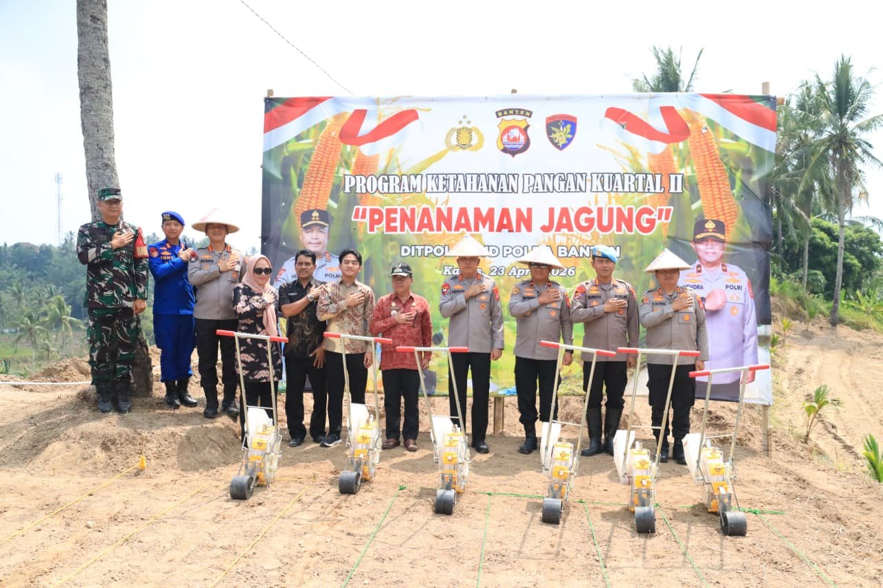 Kapolda Banten Ajak Masyarakat Manfaatkan Lahan Lewat Penanaman&hellip;