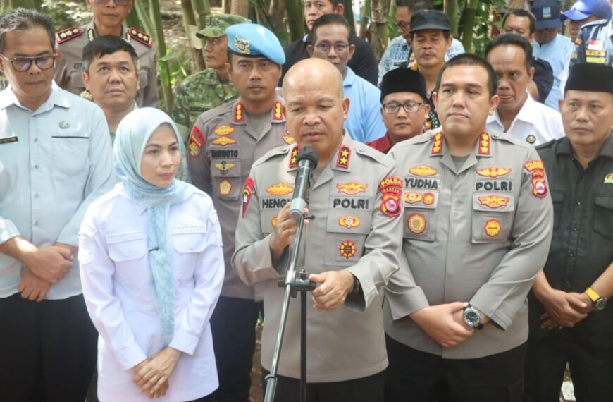 Kapolda Banten Resmikan Pembangunan Jembatan Merah Putih&hellip;