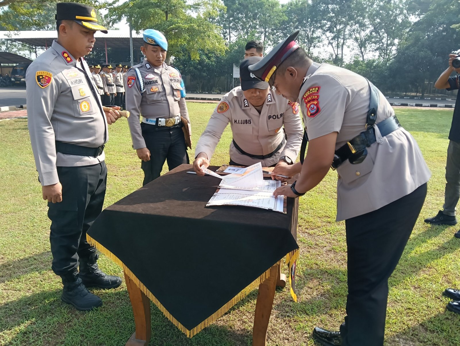 Kasatlantas dan Kapolsek Cikande Polres Serang Resmi Berganti,&hellip;