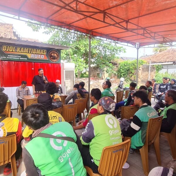 Polres Serang Hadiri Musyawarah Pembentukan Pengurus Ojol&hellip;