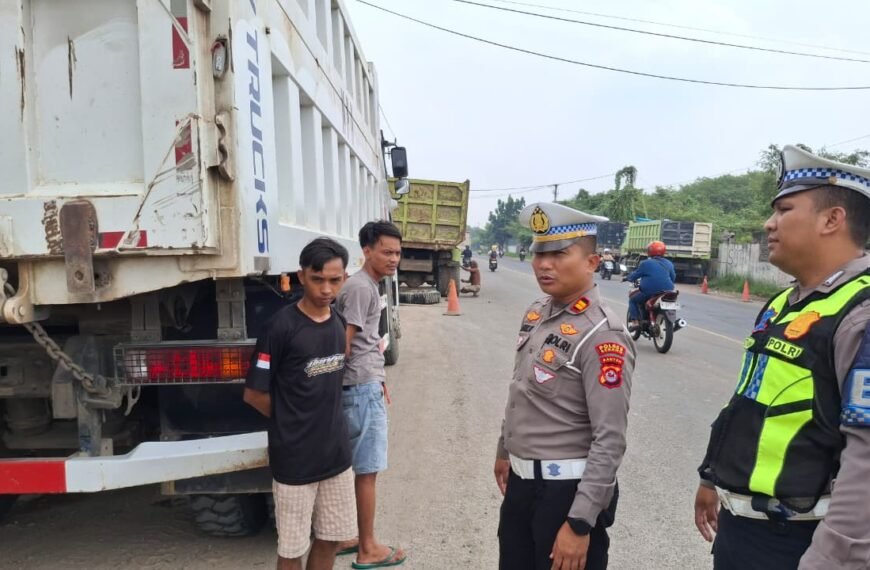 Satlantas Polres Serang Lakukan Penertiban…