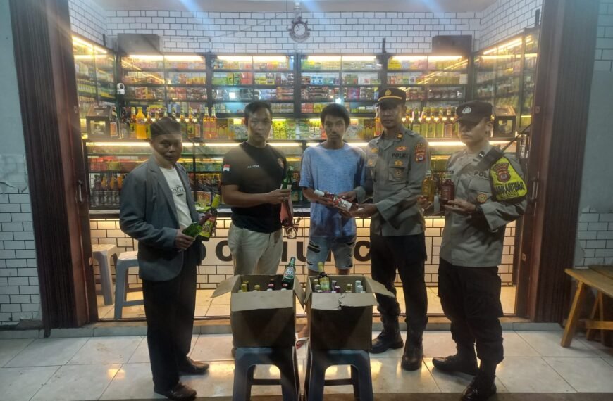Genderang Perang Miras, Polsek Cikeusal Razia Penjual…