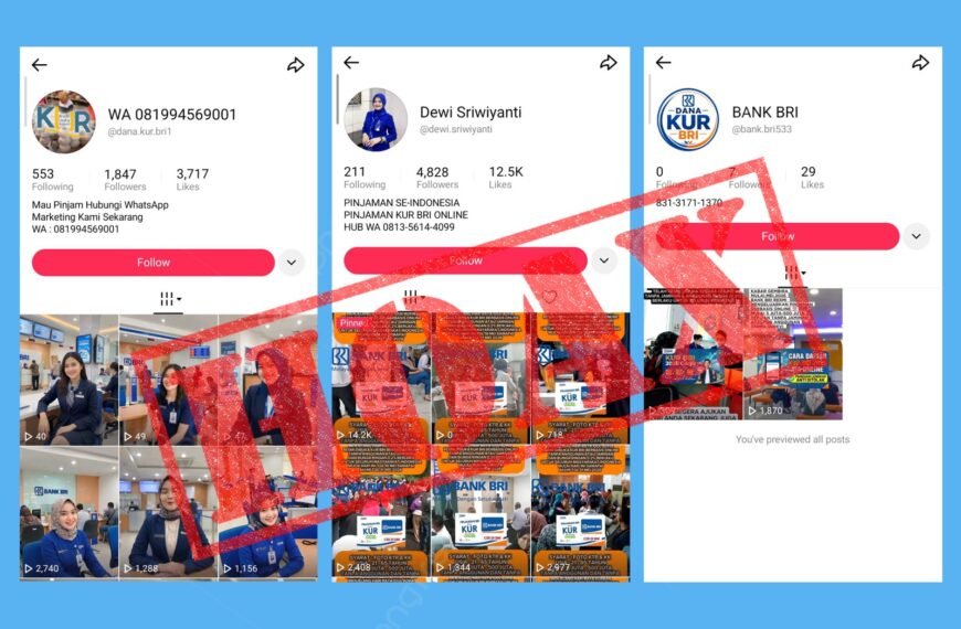 Awas Penipuan! BRI Tegaskan Pengajuan KUR Tidak…