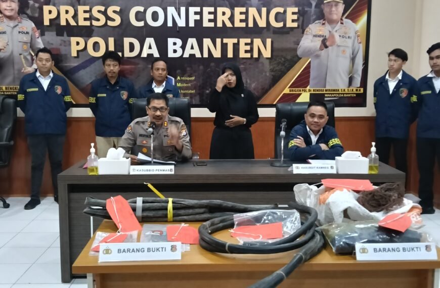 Komplotan Pencuri Kabel Sinyal Kereta Dibongkar, Polda…