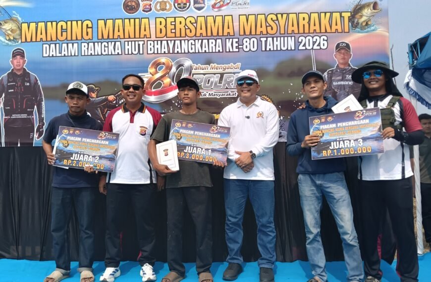 Warga Kota Serang Juara ‘Lomba Mancing Bersama…