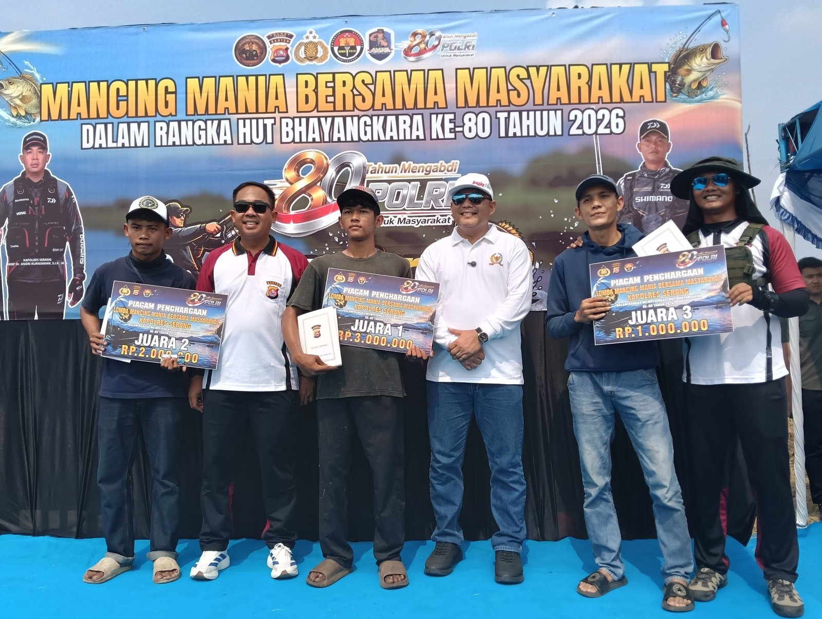 Warga Kota Serang Juara ‘Lomba Mancing Bersama Masyarakat’…