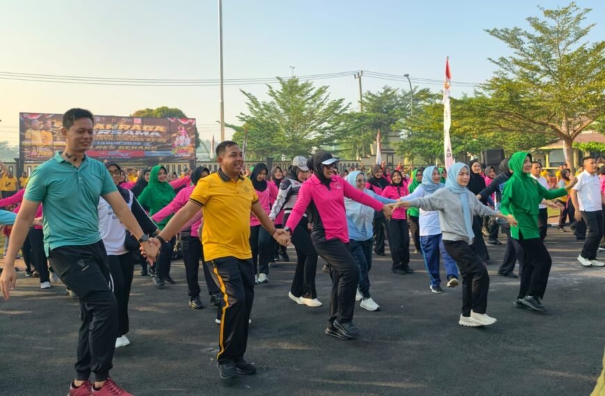 Polres Serang dan Forkopimda Kompak Olahraga Bersama…
