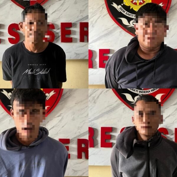 Sempat Kabur, 4 Pelaku Spesialis Congkel Jendela&hellip;