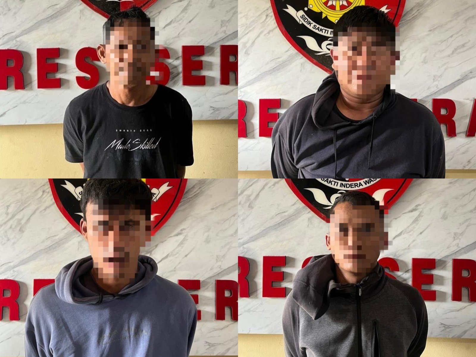 Sempat Kabur, 4 Pelaku Spesialis Congkel Jendela di&hellip;