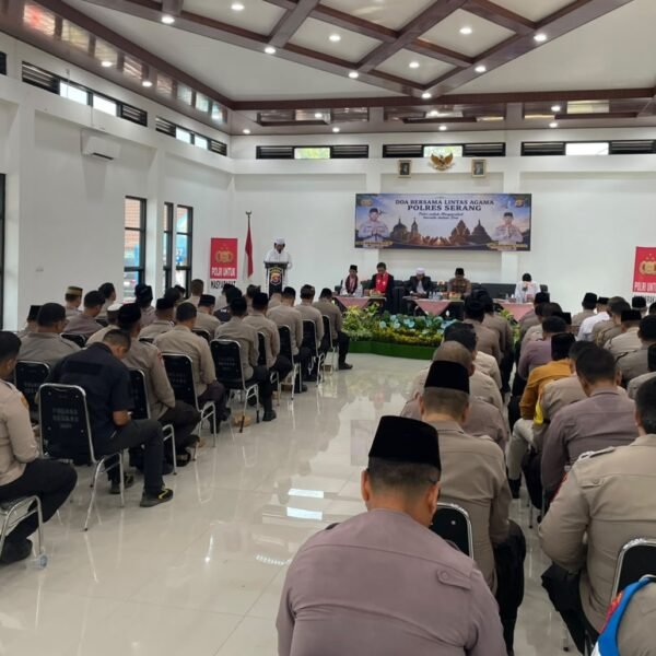 Polres Serang Gelar Doa Bersama Lintas Agama, Perkuat&hellip;