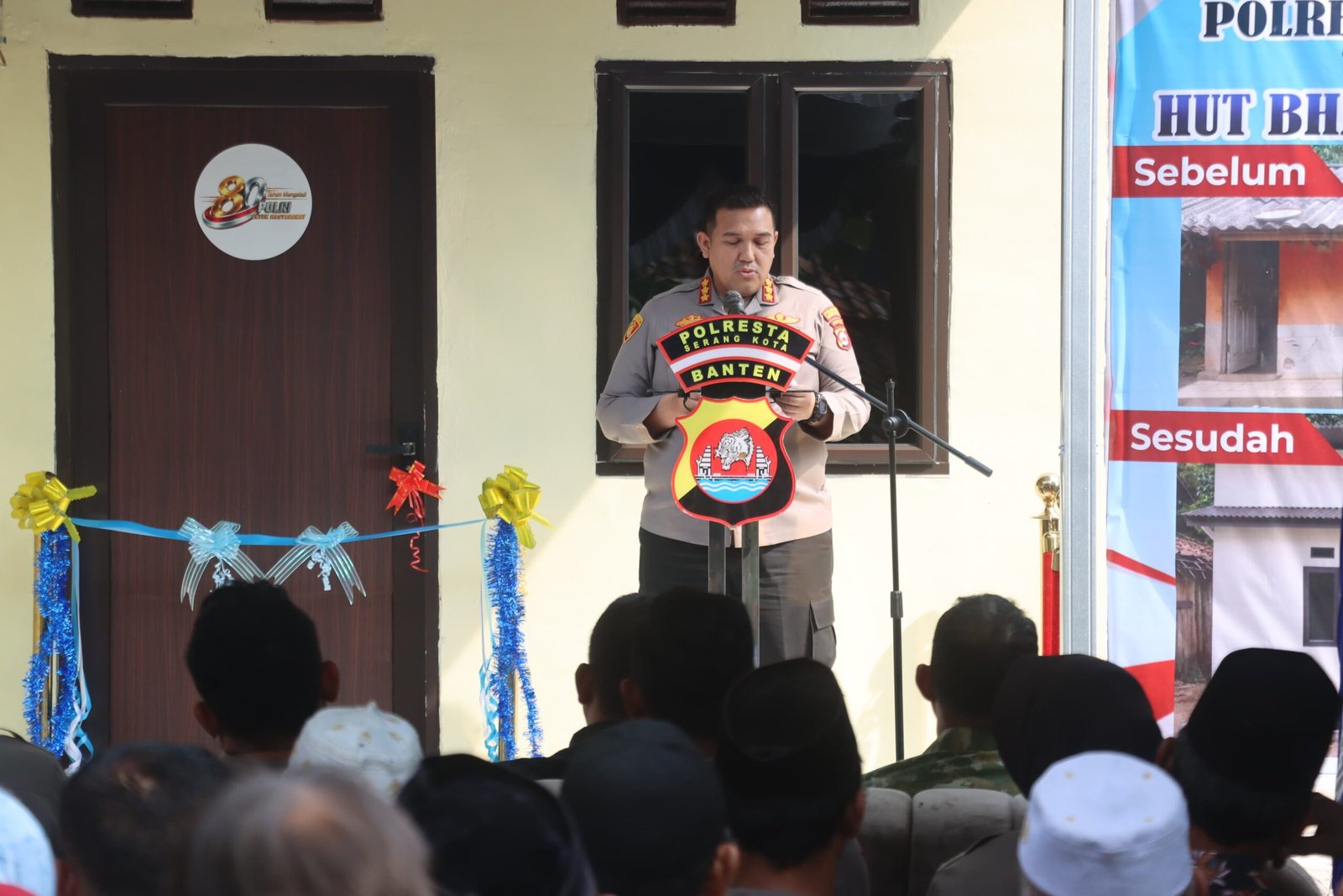 Kapolresta Serang Kota Resmikan Rumah Layak Huni bagi…