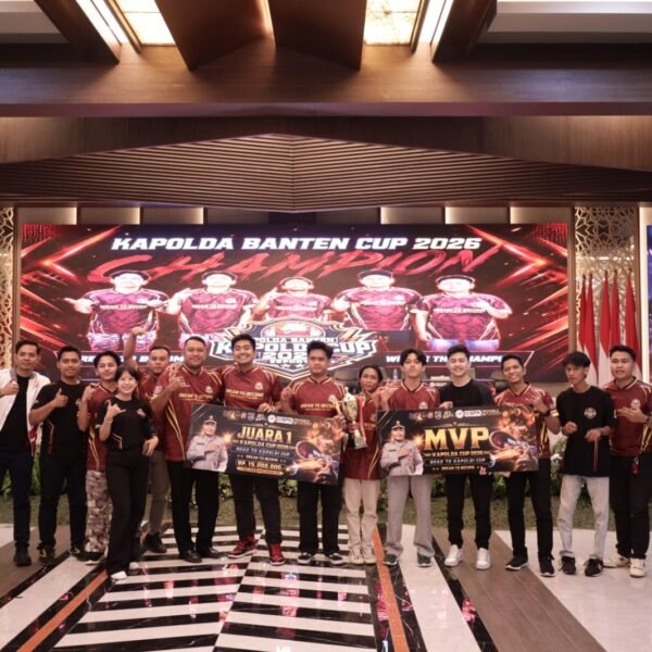 Tim R162 Juara 1 Kapolda Banten CUP Esport…