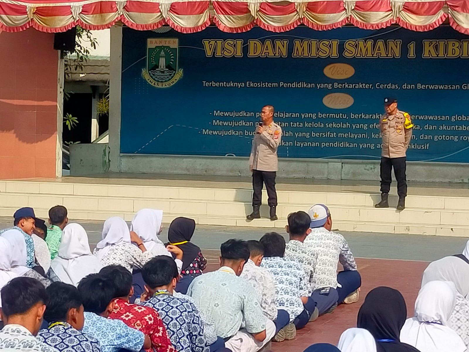 Polsek Cikande Edukasi Pelajar SMAN 1 Kibin, Tanamkan&hellip;