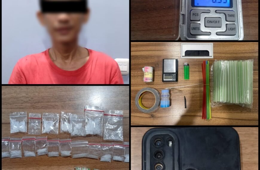 Simpan 18 Paket Sabu di…