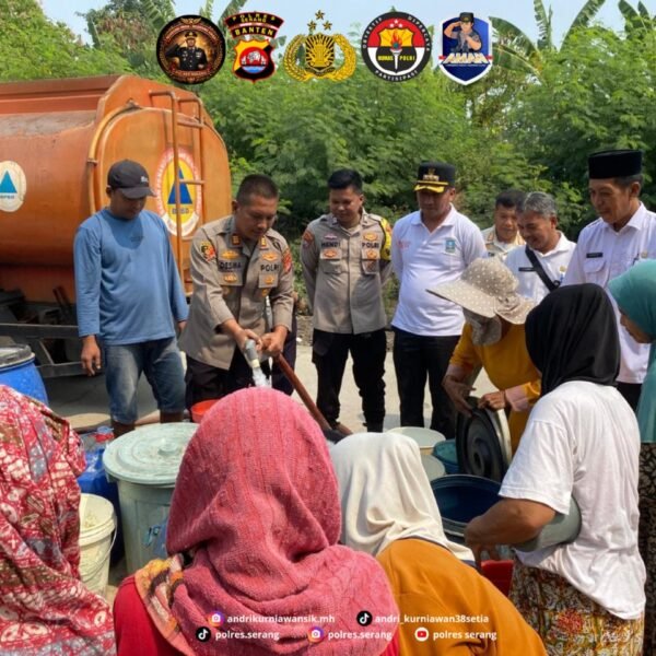 Polsek Carenang Bersama BPBD Kabupaten Serang Salurkan 5.000&hellip;
