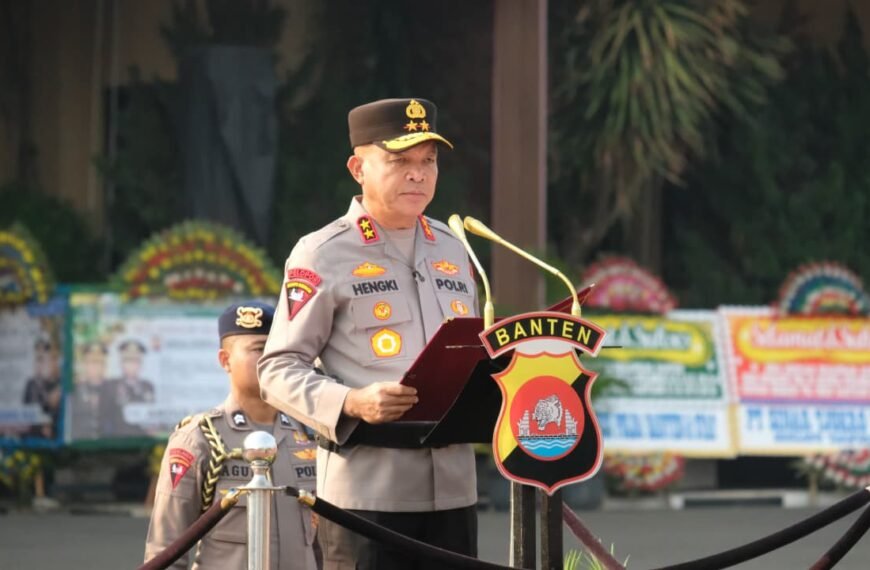 Kapolda Banten Pimpin Upacara Sertijab&hellip;