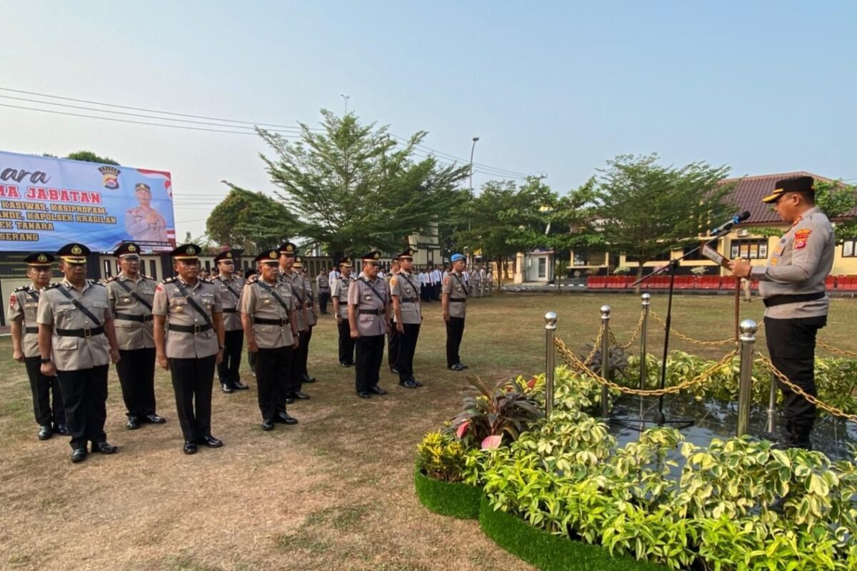 Penyegaran Organisasi, Polres Serang Gelar Sertijab Delapan&hellip;