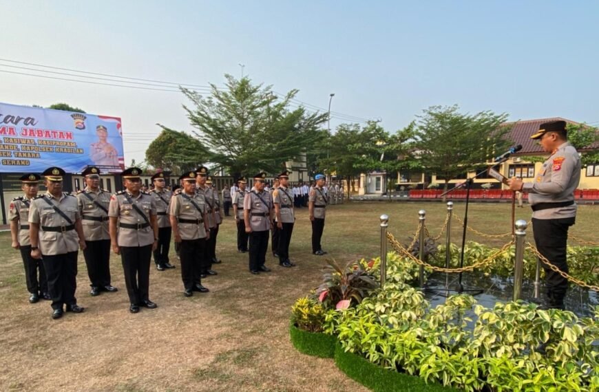 Penyegaran Organisasi, Polres Serang Gelar&hellip;