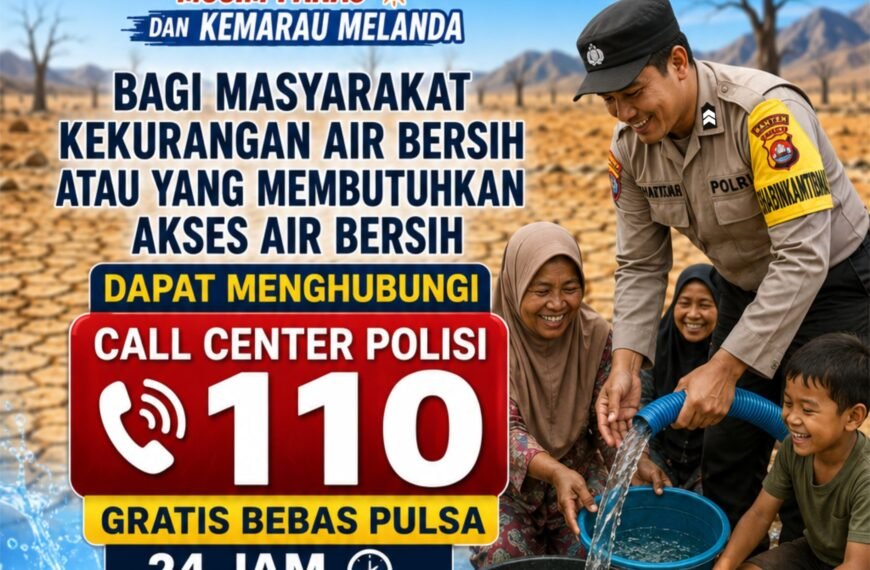 Butuh Air Bersih ? Polda…