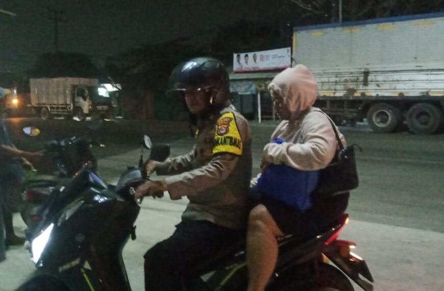 Respon Cepat Polsek Cikande Bantu Wanita Habis&hellip;