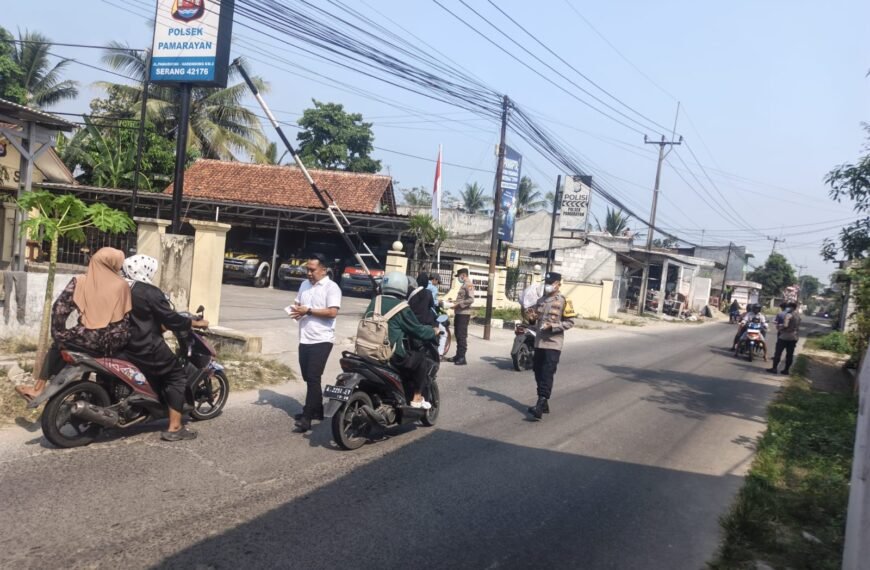 Peduli Masyarakat, Polsek Pamarayan Bagikan&hellip;