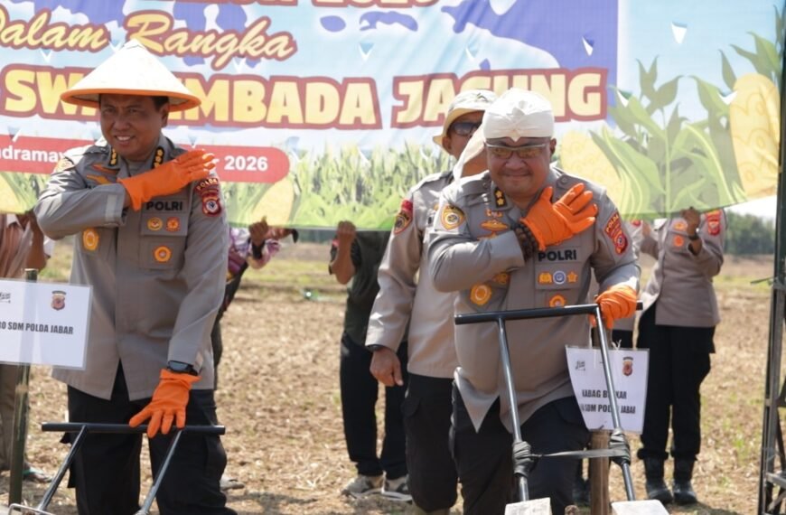 Polda Jabar Tanam Jagung Serentak…