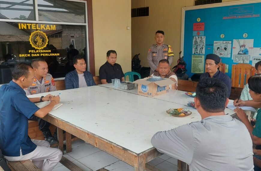 Polsek Pamarayan Jembatani Warga dan…